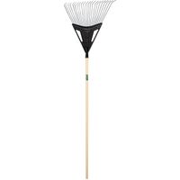 poly steel lawn & leaf rake, 20in.