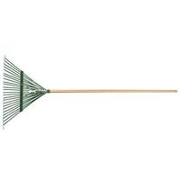 steel leaf rake, 24 tine     