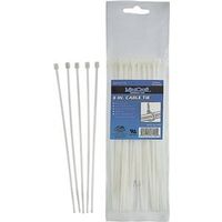 clear cable ties 50 lb, 7-1/2in. 100 pc