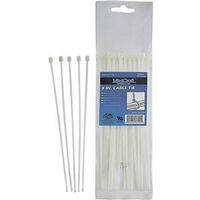 Clear Cable Ties 50 Lb, 7-1/2" 100 Pc