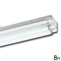 fluorescent strip light fixture, 8 74 watts