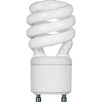 Ecobulb BPESL13T/GU24 Compact Fluorescent Lamp, 13 W, 120 V, Twist, GU24, 10000 hr