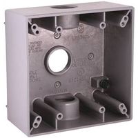 Raco 5341-0 Square Weatherproof Outlet Box
