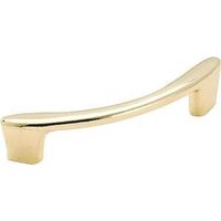 bright brass modern pulls