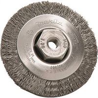 wire brush wheel, 3 3/8in.