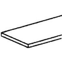 anodized aluminum flat bar, 1/8in. x 1in. x 6