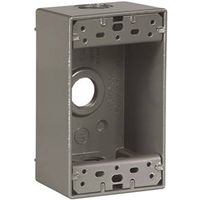 6910186 - 1/2 1G ALUM WTHRPRF OUTLET BOX