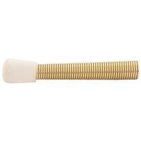 spring door stop brass 2 carded