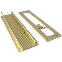 mail drop slot, 10in. brass