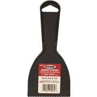 square notch adhesive spreader, 3in.