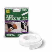 tub & wall caulk strip, white 11