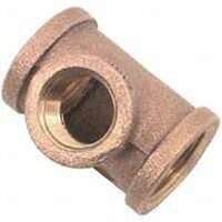 brass tee, 3/4in. x 3/4in. x 1/2in. 