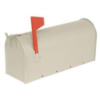 silver us #1 rural mailbox  