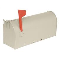 silver us #1 rural mailbox  