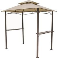 6932099 - GRILL GAZEBO W/SHELVES 8FTX5FT