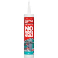 Lepage 1366350 No More Nails Tub Surround Adhesive