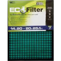 Web Weco WECO-BL Adjustable Eco Filter 20 in L x 25 in W x 1 in T
