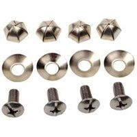 metal license fasteners    