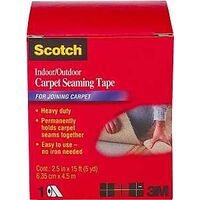 Indoor & Outdoor Carpet Seaming Tape, 2 1/2in. x 15