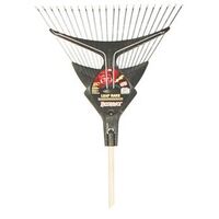 Leaf Rake Steel with Grip, 22 Tine 