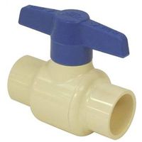 solvent end cpvc ball valve, 1/2in.