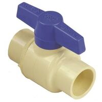 solvent end cpvc ball valve, 3/4in.