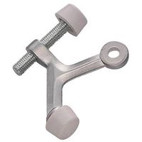 satin chrome hinge pin door stop