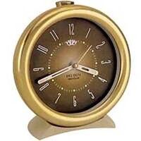 Keno Keywound Alarm Clock, Gold