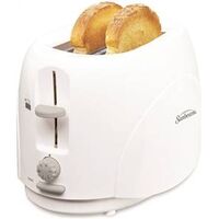Two Slice Toaster, White