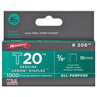 6966022 - 3/8 FLT CROWN STAPLES 1000/BX
