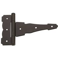 decorative heavy tee hinge, 6in. steel
