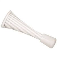 spring doorstop, 2 13/16in. brass