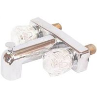 American Hardware P-019NB Exposed Tub and Shower Diverter, 4 in Center