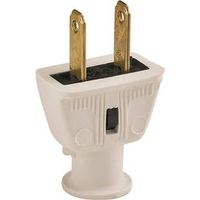 6970750 - WHITE RUBBER FLAT 2WIRE PLUG