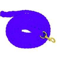 cotton horse lead with bolt snap, 3/4in. x 10 purple