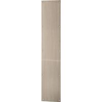 Aluminum Kick Plate, 6in. x 30in. Stainless Steel