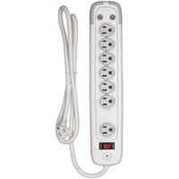 Seven Outlet Surge Protector Coaxial Cable Strip, 4