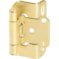 wrap around hinge, brass