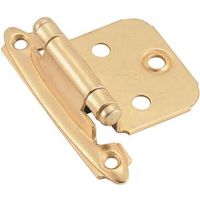 burnished brass steel hinges