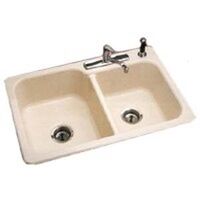 composite sink, almond