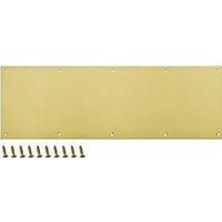 Aluminum Kick Plate, 6in. x 30in. Brass