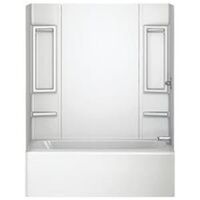 bathtub wall kit, white