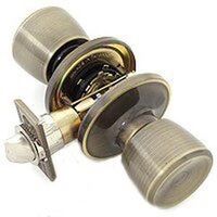 Tulip Passage Knob Antique Brass