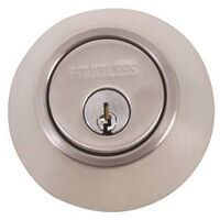 Double Cylinder Deadbolt, Stainless Steel