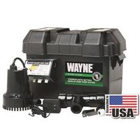 battery back up sump pump, 1/4 hp