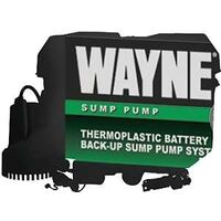 Battery Back Up Sump Pump, 1/4 HP