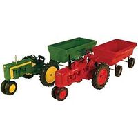 John Deere Toy Tractor with Wagon Assortment, 1:16