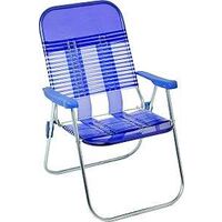 PVC Folding Chair, Royal Blue