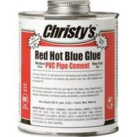 Christys Low VOC Red Hot Blue Glue, 1 Gal 