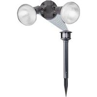motion sensor flood light, black